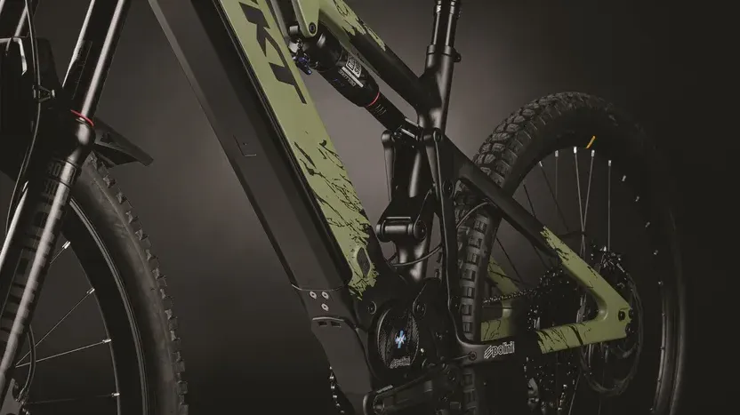 Korvak E-mtb met Polini MX+ Evo motor