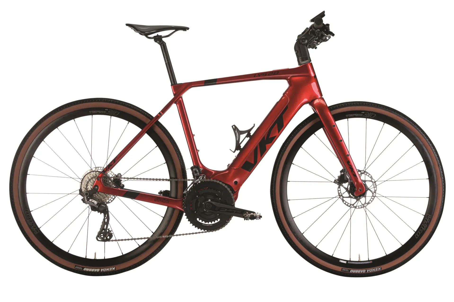 LYS 2.0 SPORT DEORE 1x11 (C007 Rood, XS, batterij Polini 500wh, display geïntegreerd, vast)