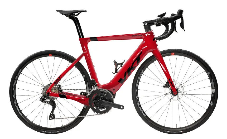 GAVIA 105 2x12 (C007 Rood, XS, batterij Polini 500wh, display geïntegreerd, vast)