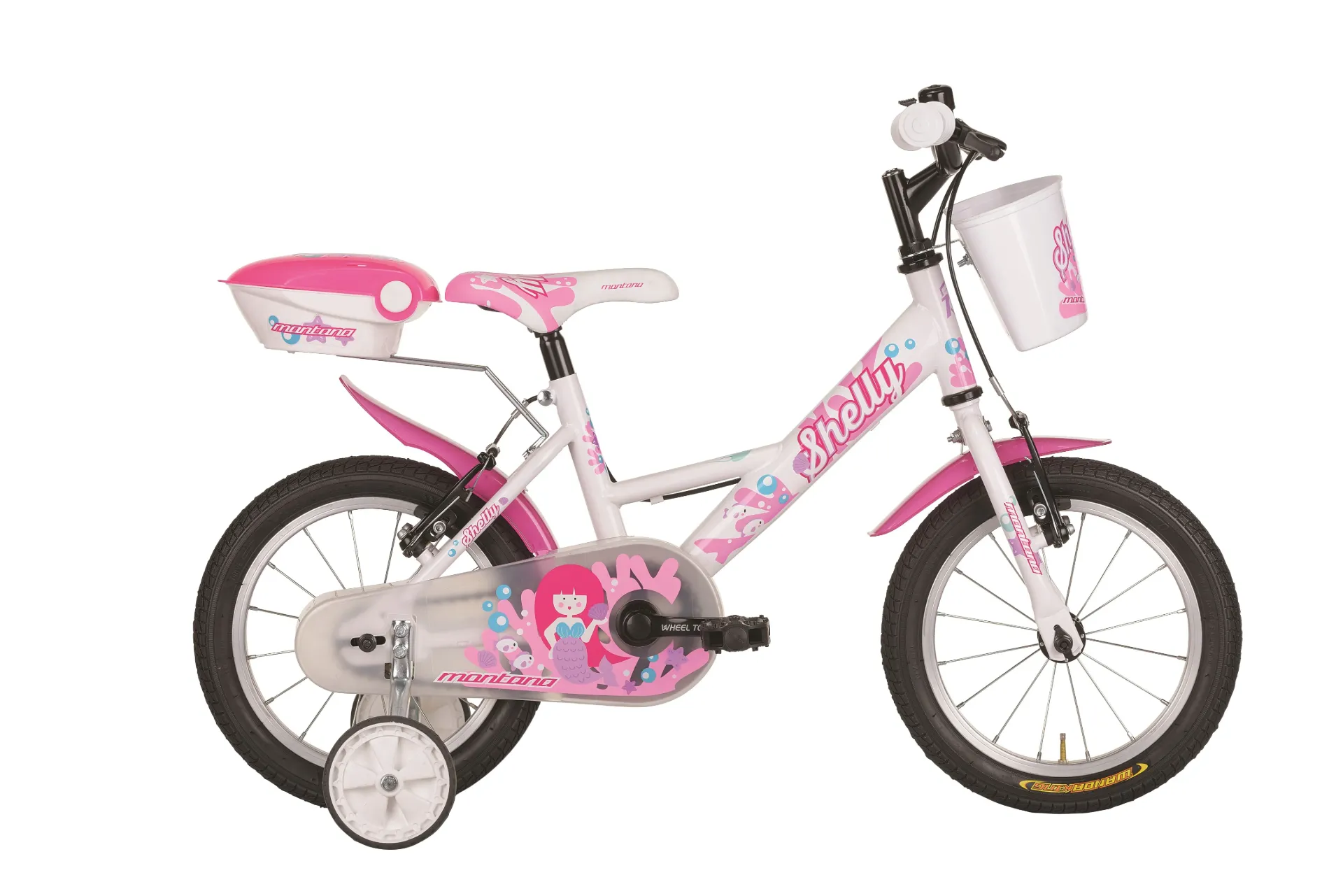 [T512/003/12] SHELLY vélo enfant avec stabilisateurs (C003 Wit, 12")